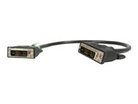 StarTech.com Câble DVI-D Single Link de 45 cm - Cordon DVI vers DVI pour écran numérique - M/M - 1920x1200 - Noir - Câble DVI - DVI-D (M) pour DVI-D (M) - 46 cm - noir - pour P/N: CDPVGDVHDBP DVIMM18IN