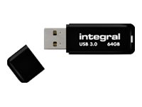 Integral NOIR - Clé USB - 64 Go - USB 3.0 INFD64GBNOIR3.0