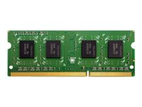 QNAP - DDR3 - 2 Go - SO DIMM 204 broches - 1600 MHz / PC3-12800 - mémoire sans tampon - non ECC RAM-2GDR3-SO-1600