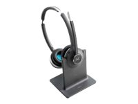 Cisco 562 Wireless Dual - Micro-casque - sur-oreille - DECT 6.0 - sans fil - avec Standard Base Station - remanufacturé CP-HS-WL-562SEU-RF