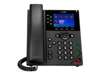 Poly VVX 350 - OBi Edition - téléphone VoIP - (conférence) à trois capacité d'appel - SIP, SRTP, SDP - 6 lignes - noir 89B59AA