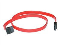 C2G 180° TO 90° - Câble SATA - Serial ATA 150/300/600 - SATA (F) pour SATA (F) - 46 cm - connecteur à 90° - rouge 10181