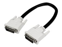 StarTech.com Cable Dual Link DVI-D de 1 m - Cordon DVI vers DVI pour ecran numerique - M/M - 2560 x 1600 - Câble DVI - liaison double - DVI-D (M) pour DVI-D (M) - 1 m - vis moletées - noir DVIDDMM1M
