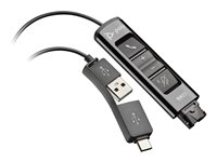 Poly DA85 - Câble pour casque micro - USB, 24 pin USB-C mâle pour Déconnexion rapide mâle - 1.3 m - pour OMEN 40L by HP GT21-1026nd; Poly DA70, DA75, DA80, DA85-M 786C7AA
